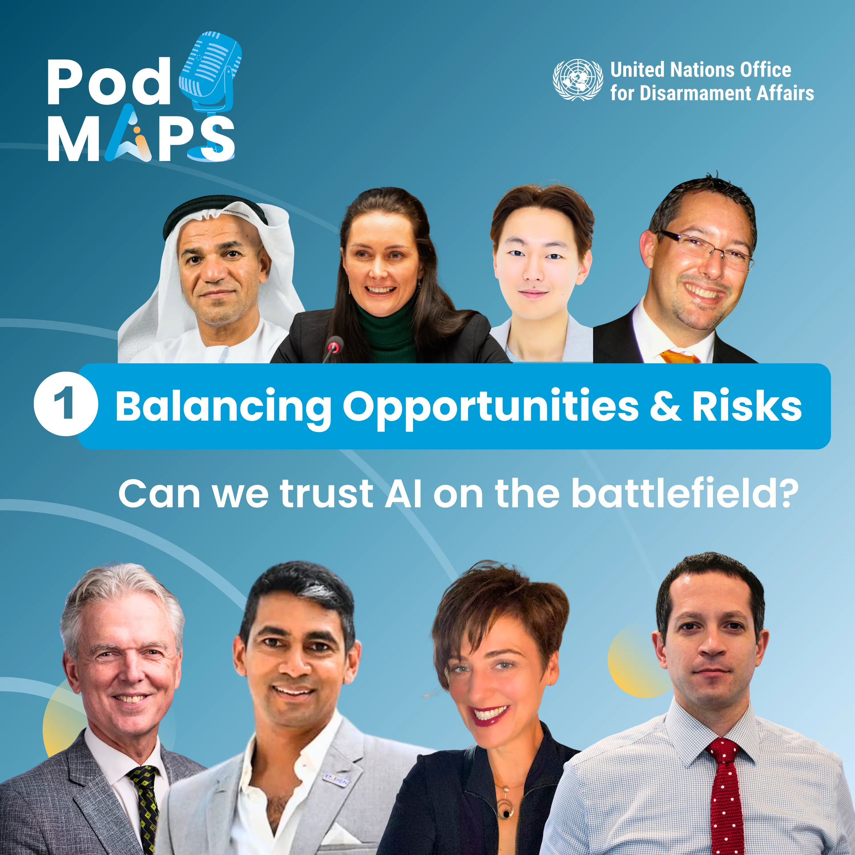 PodMAPS episode 1: Balancing opportunities and risks: can we trust artificial intelligence on the battlefield?